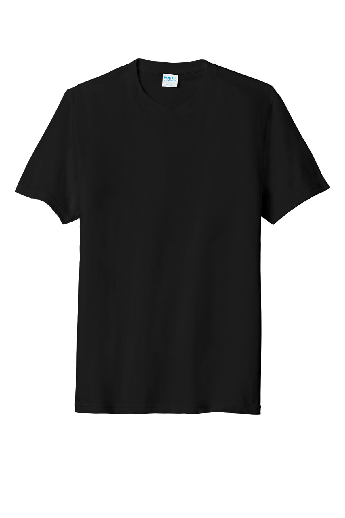Port & Co Mens Tri-Blend Tee - Black - PC330BK-