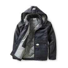 Rasco Mens FR Duck Bomber with Hood - Navy men,mens,boy,boys,jacket,coat,vest,sweatshirt,sweater,zipper,zip,zip-up,winterwear,outerwear,liner,fr,fire,flame,resistant,retardant,navy,blue,midnight,indigo