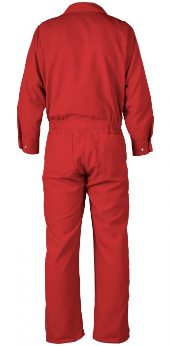 Saf-Tech Mens 4.5 oz Nomex IIIA Contractor Coverall - Red - CJS1590-