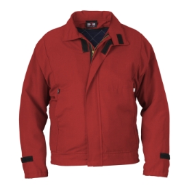 Saf-Tech Mens 6 oz Nomex Insulated Work Jacket with Zip Out Liner - Red