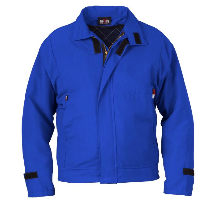 Saf-Tech Mens 6 oz Nomex Insulated Work Jacket with Zip Out Liner - Royal Blue