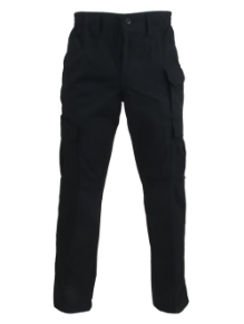 Topps Mens Nomex BDU Trousers w/ Snap & Velcro - Black 