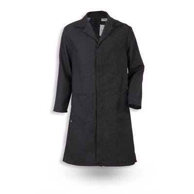 Topps Nomex Lab/Tech Coat with Snaps - Navy Blue fr,fire,flame,resistant,retardant,men,mens,fire,resistant,lab,coat,labcoat,scientist,engineer,navy,light,dark,blue,midnight,indigo