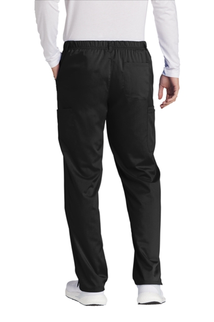 Wink Men's Premiere Flex Cargo Pant-Straight Leg - Black - WW5058-BK-
