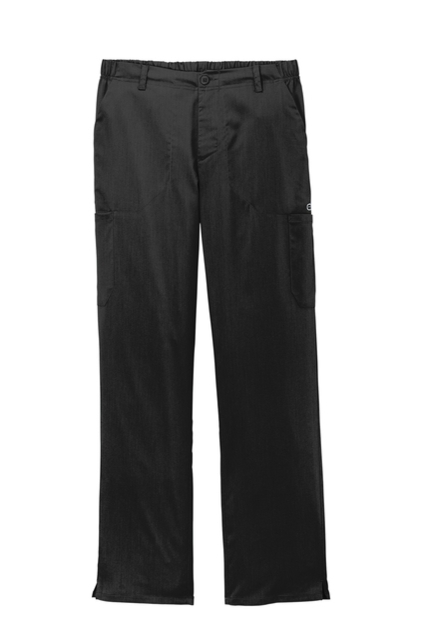 Wink Men's Premiere Flex Cargo Pant-Straight Leg - Black - WW5058-BK-