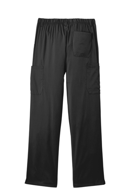 Wink Men's Premiere Flex Cargo Pant-Straight Leg - Black - WW5058-BK-