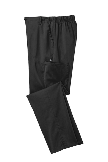 Wink Men's Premiere Flex Cargo Pant-Straight Leg - Black - WW5058-BK-