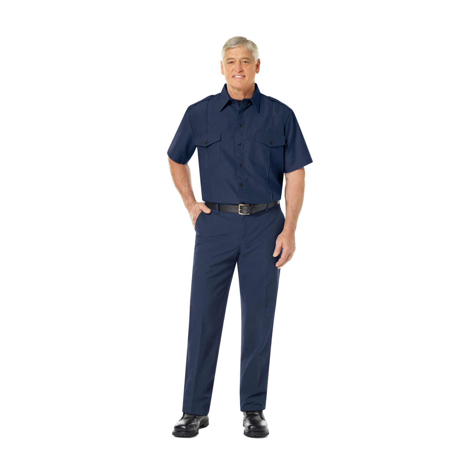 Workrite Mens 7.5 oz Nomex Industrial Work Pants - Navy - FP50NV-