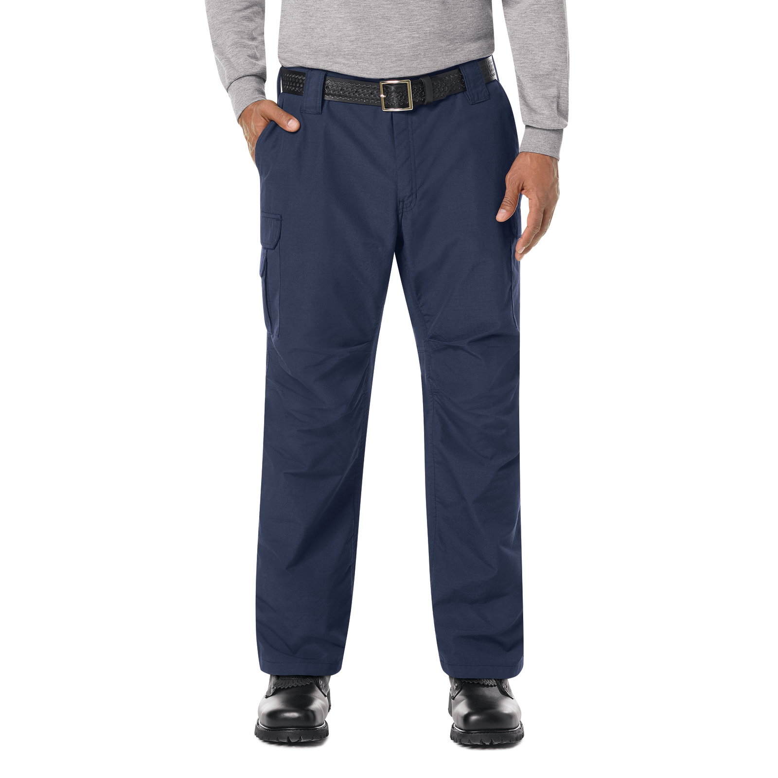 Workrite Mens 6.1 oz BDU RipStop GlenGuard Pant - Navy Blue - FP40NV-