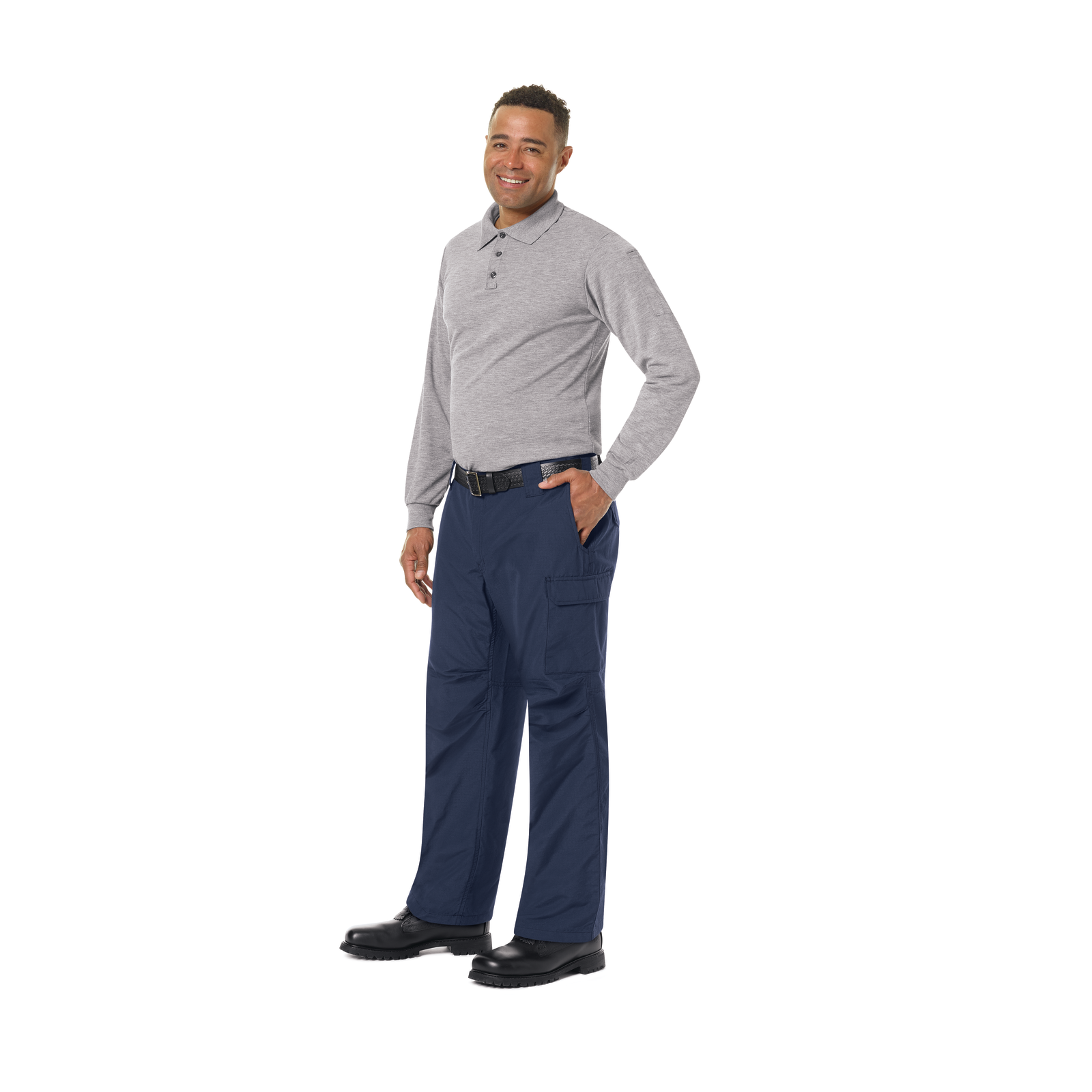 Workrite Mens 6.1 oz BDU RipStop GlenGuard Pant - Navy Blue - FP40NV-