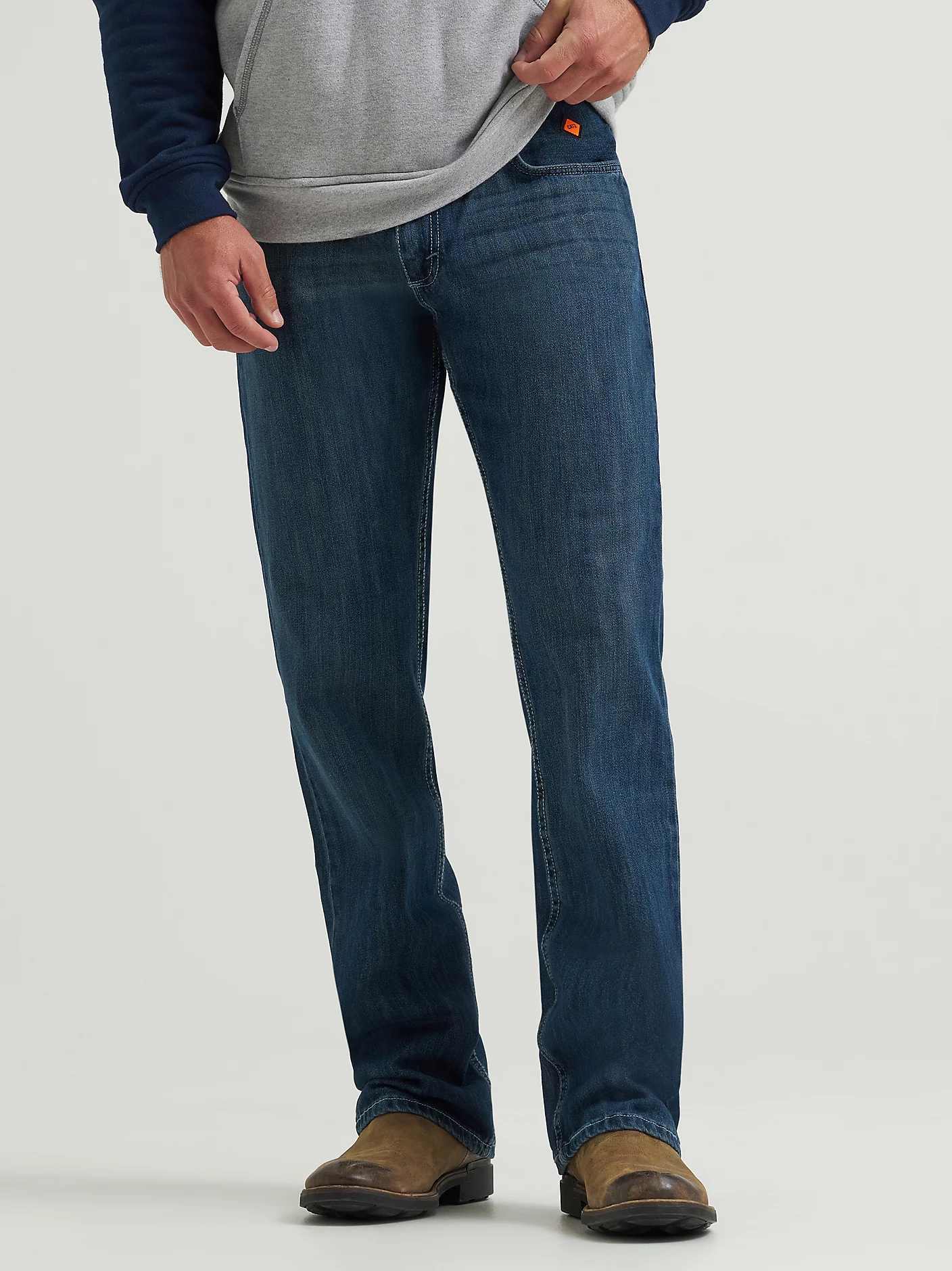 Wrangler Men's FR 20X Vintage Boot Jean - Dark Wash - FR42MWD-