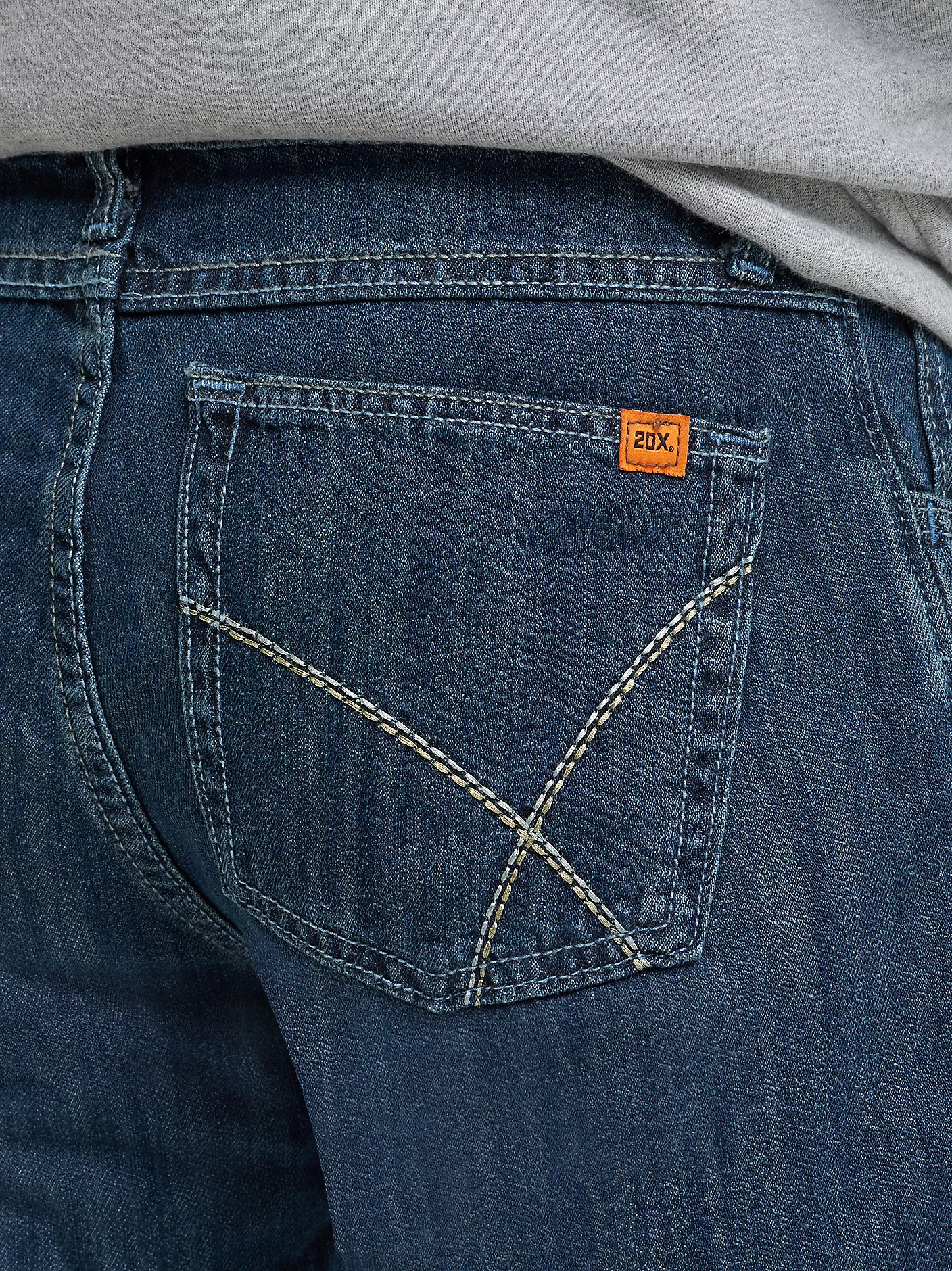 Wrangler Men's FR 20X Vintage Boot Jean - Dark Wash - FR42MWD-