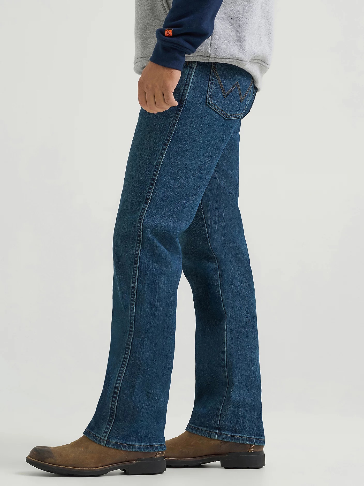 Wrangler Mens FR Advanced Comfort Regular Fit Jean - Dark Tint - FRAC47D-
