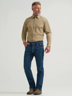 Wrangler Men's FR Flame-Resistant Advanced Comfort Slim Boot Jean - Timothy
