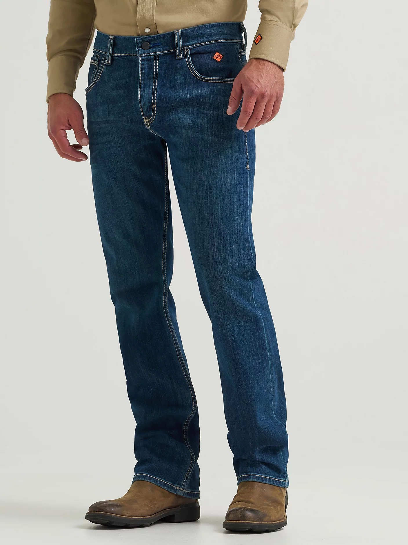 Wrangler Men's FR Flame-Resistant Advanced Comfort Slim Boot Jean - Timothy - FR77MTM-