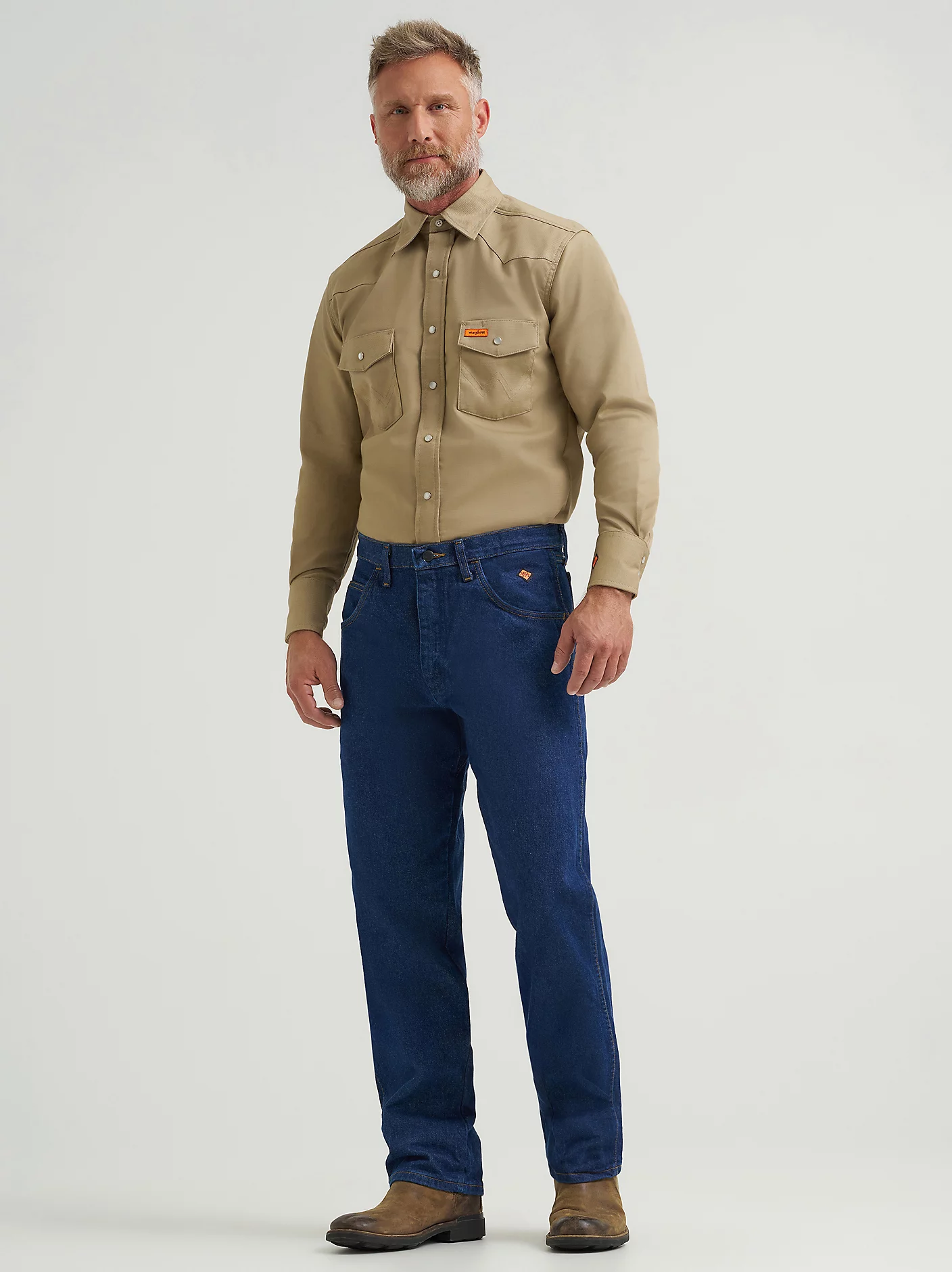 Wrangler Mens FR Flame-Resistant Relaxed Fit Jean - Prewash - FR31MWZ-