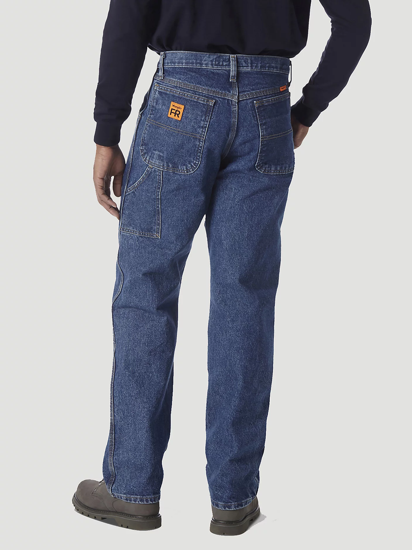 Wrangler Mens FR Flame-Resistant Riggs Carpenter Jean - Stonewash - FR3W020-