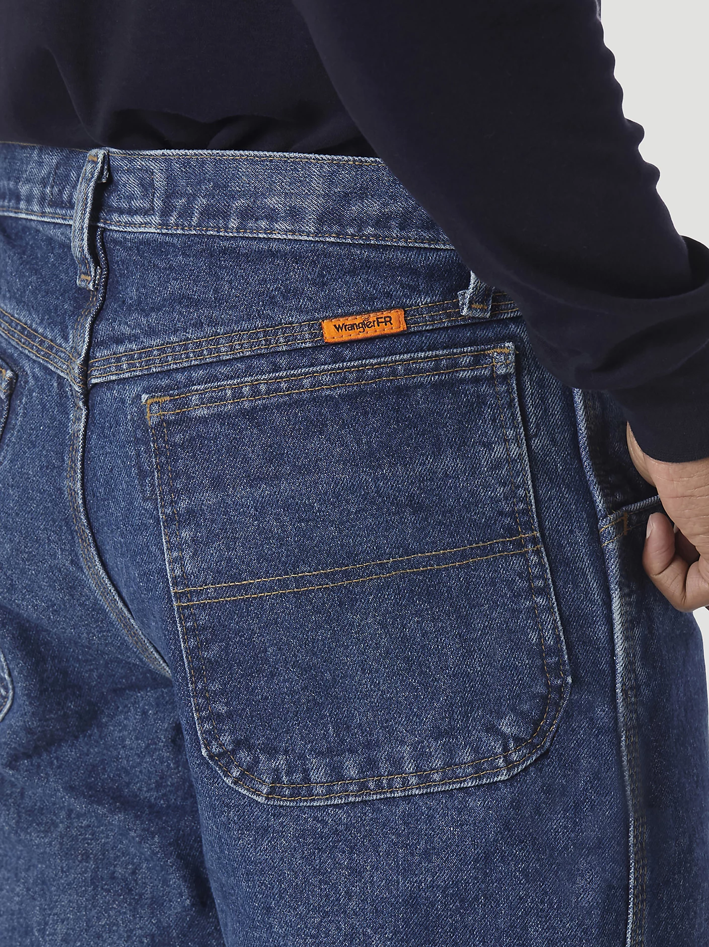 Wrangler Mens FR Flame-Resistant Riggs Carpenter Jean - Stonewash - FR3W020-