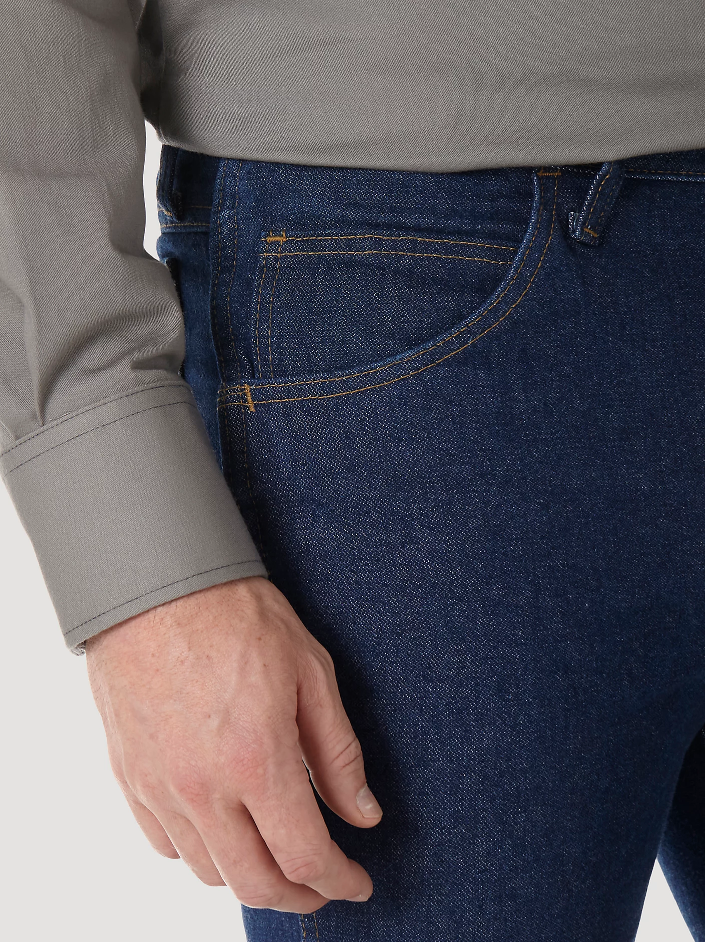 Wrangler Men's FR Flame-Resistant Slim Fit Jean - Prewash  - FR36MWZ-