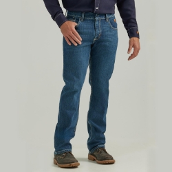 Wrangler Mens FR Retro Slim Boot Jean - Midstone Blue FR,fire,flame,resistant,retardant,men,boy,mens,boys,pant,pants,jean,jeans,work,blue,denim