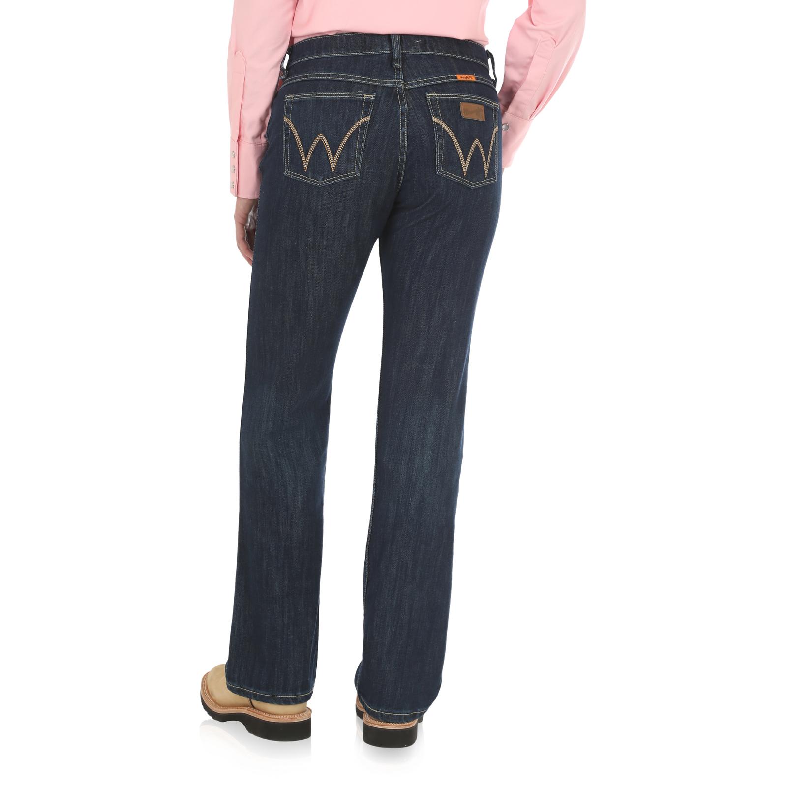 Wrangler Womens FR Flame Resistant Western Jean - Blue Stone - FRW10BL-