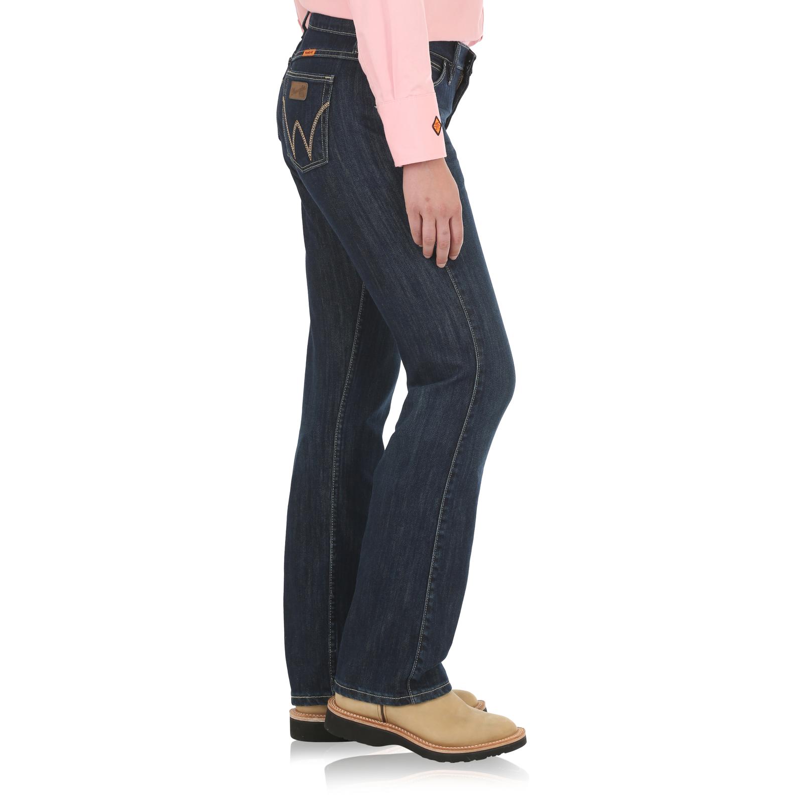 Wrangler Womens FR Flame Resistant Western Jean - Blue Stone - FRW10BL-