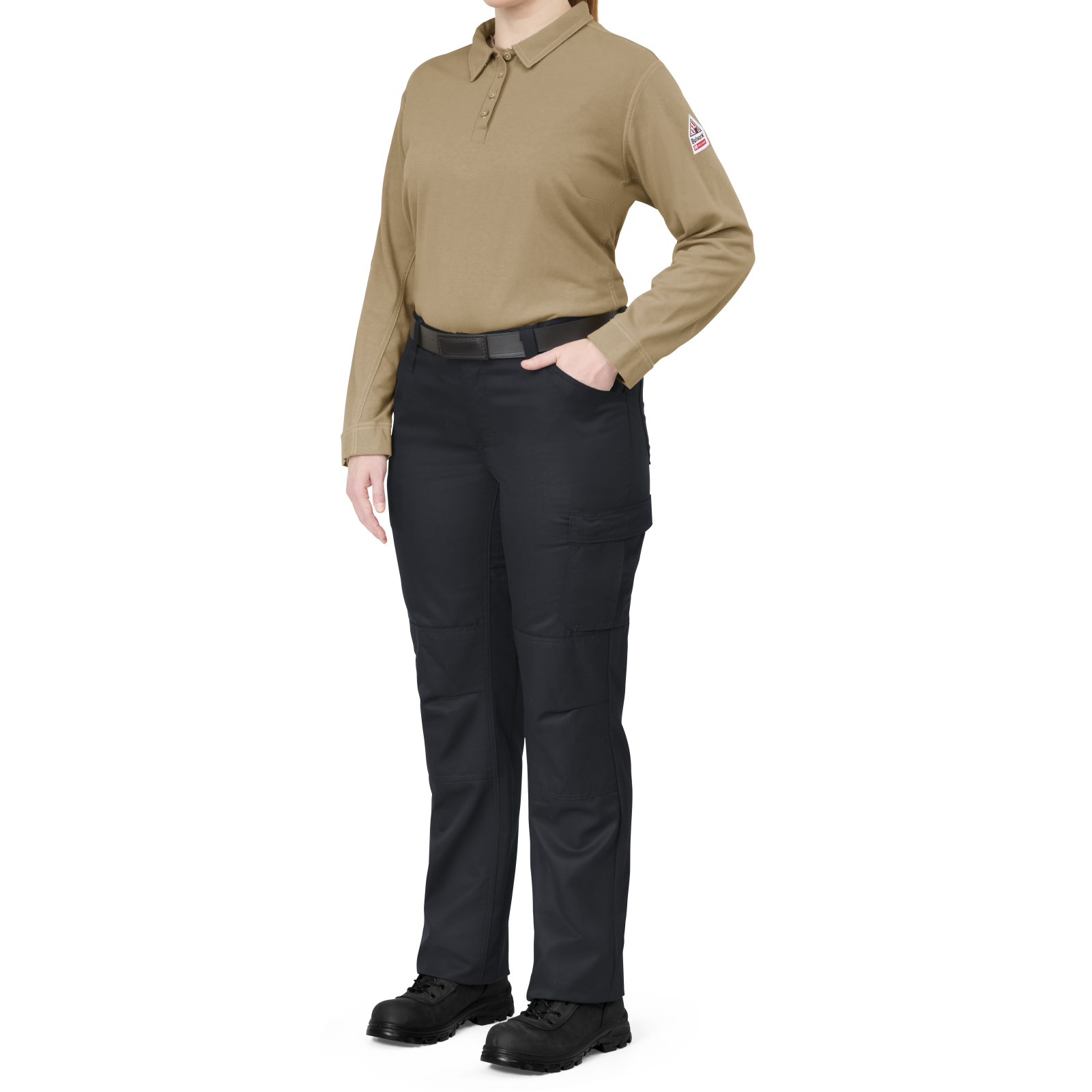 Bulwark Womens iQ Series Lightweight Comfort Pant - Navy - QP17NV-