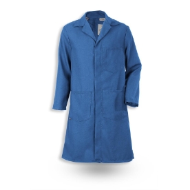 Topps Nomex Lab/Tech Coat with Snaps - Royal Blue